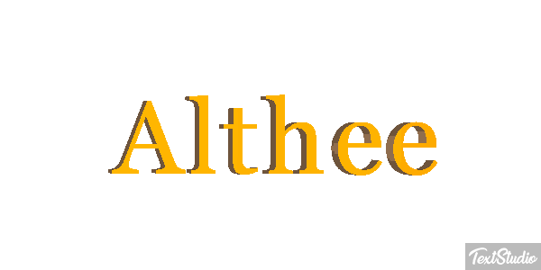 Althée Effet de texte