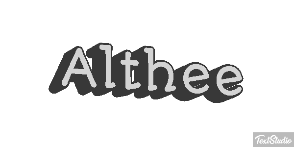 Althée Effet de texte