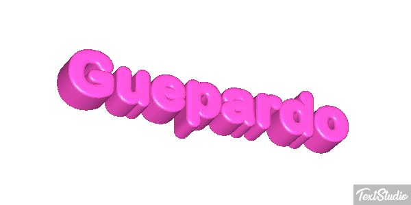 Guepardo Tekst effect