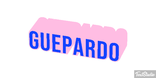 Guepardo Tekst effect
