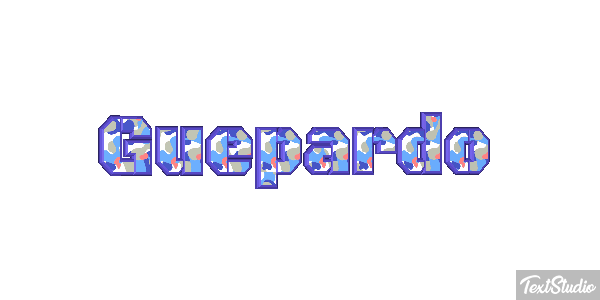 Guepardo Tekst effect