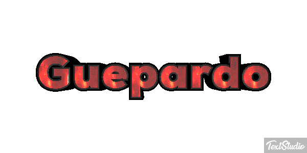 Guepardo Tekst effect