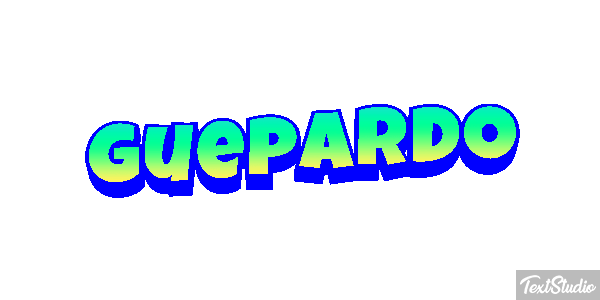 Guepardo Tekst effect