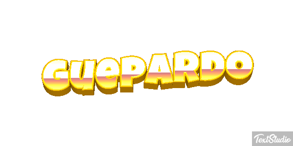 Guepardo Tekst effect