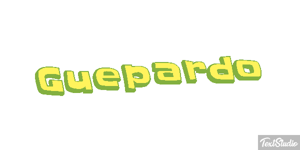 Guepardo Tekst effect