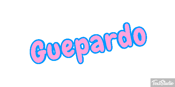 Guepardo Tekst effect
