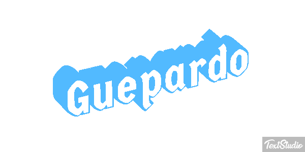 Guepardo Tekst effect