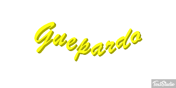 Guepardo Tekst effect