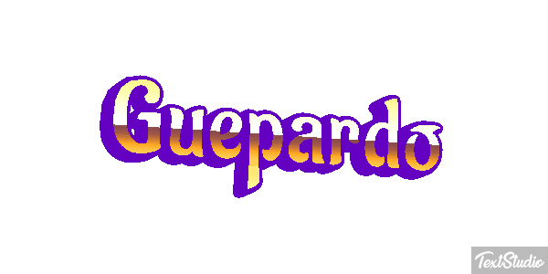 Guepardo Tekst effect