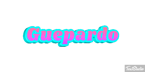 Guepardo Tekst effect