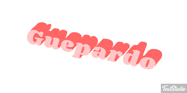Guepardo Tekst effect