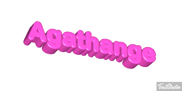 Agathange Tekst effect