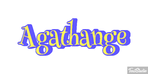 Agathange Tekst effect