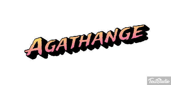 Agathange Tekst effect