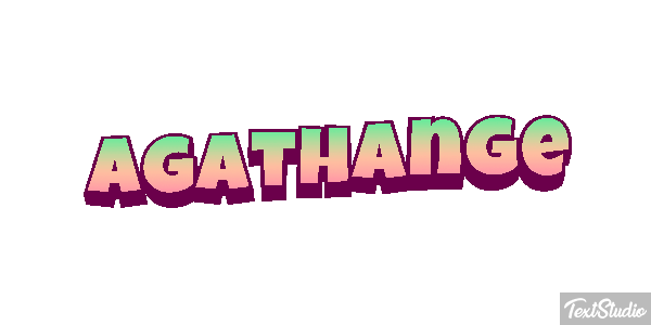 Agathange Tekst effect
