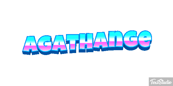 Agathange Tekst effect