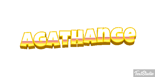 Agathange Tekst effect