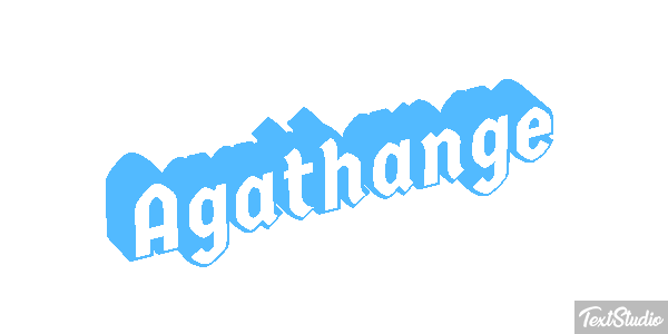 Agathange Tekst effect