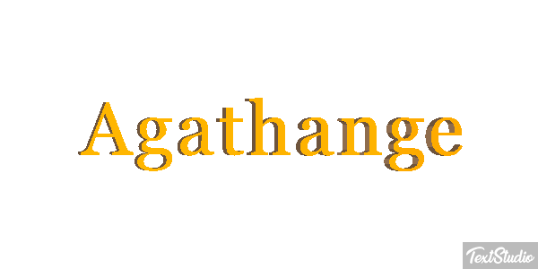 Agathange Tekst effect