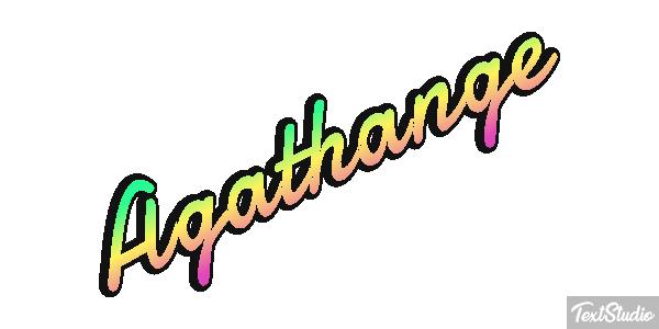 Agathange Tekst effect
