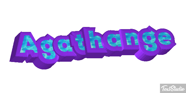Agathange Tekst effect