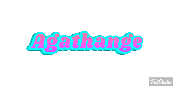 Agathange Tekst effect