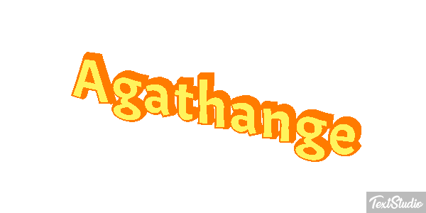 Agathange Tekst effect