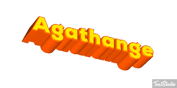 Agathange Tekst effect