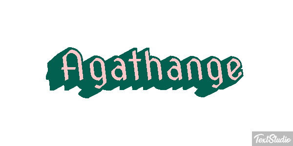 Agathange Tekst effect