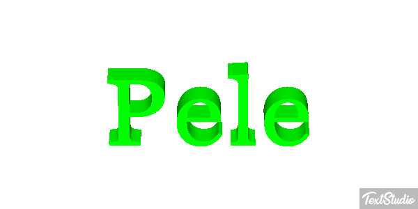 Pele Efeito do texto