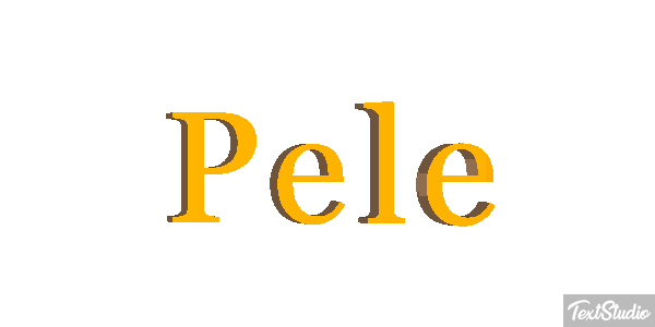 Pele Efeito do texto