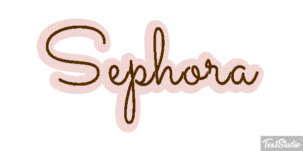 Sephora Text effect