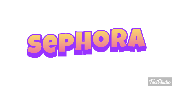 Sephora Text effect
