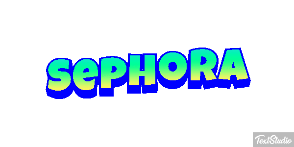 Sephora Text effect