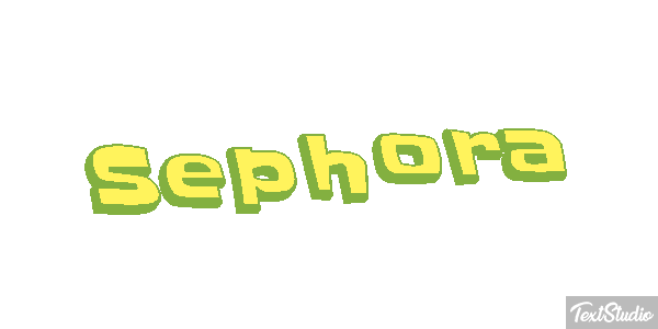 Sephora Text effect