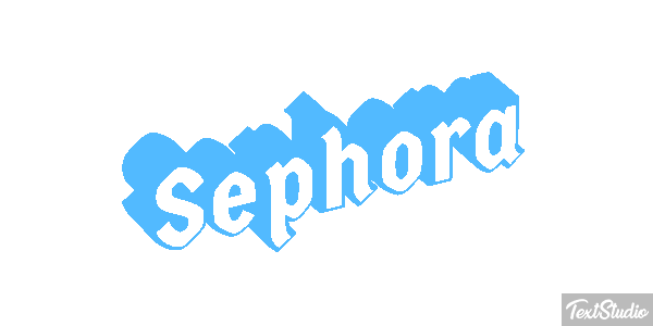 Sephora Text effect