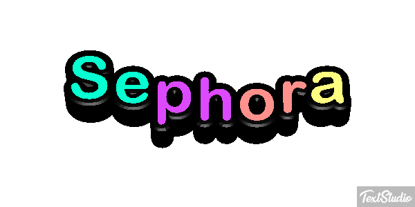 Sephora Text effect