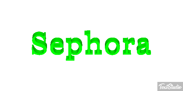 Sephora Text effect