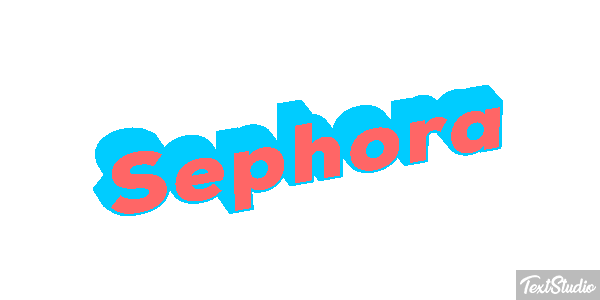 Sephora Text effect