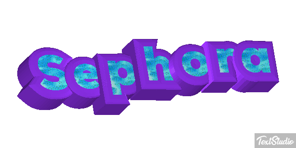 Sephora Text effect