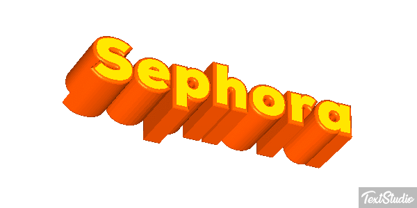 Sephora Text effect