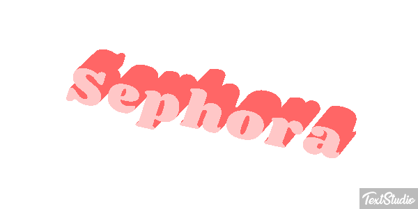 Sephora Text effect