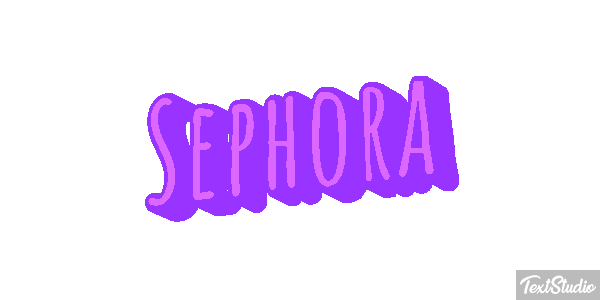 Sephora Text effect