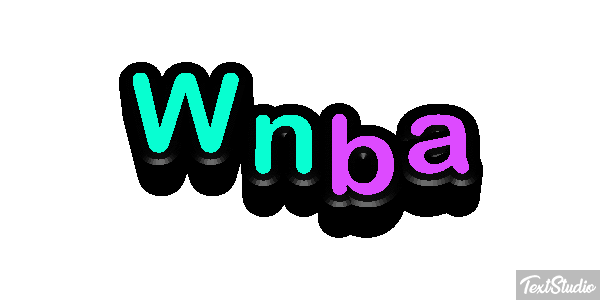 Wnba Text effect