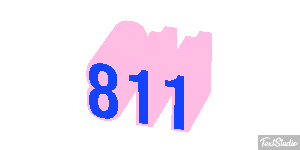 811 Text effect