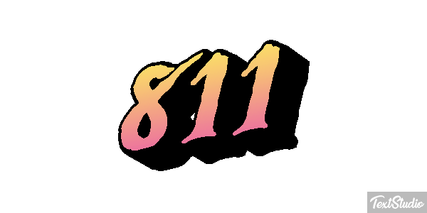 811 Text effect