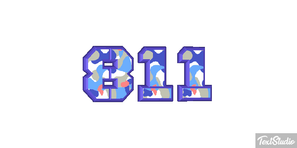 811 Text effect