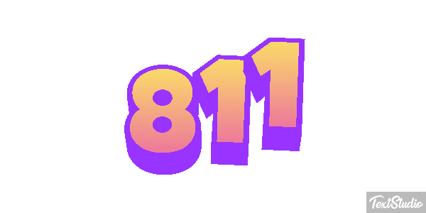 811 Text effect