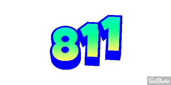 811 Text effect