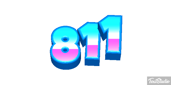 811 Text effect